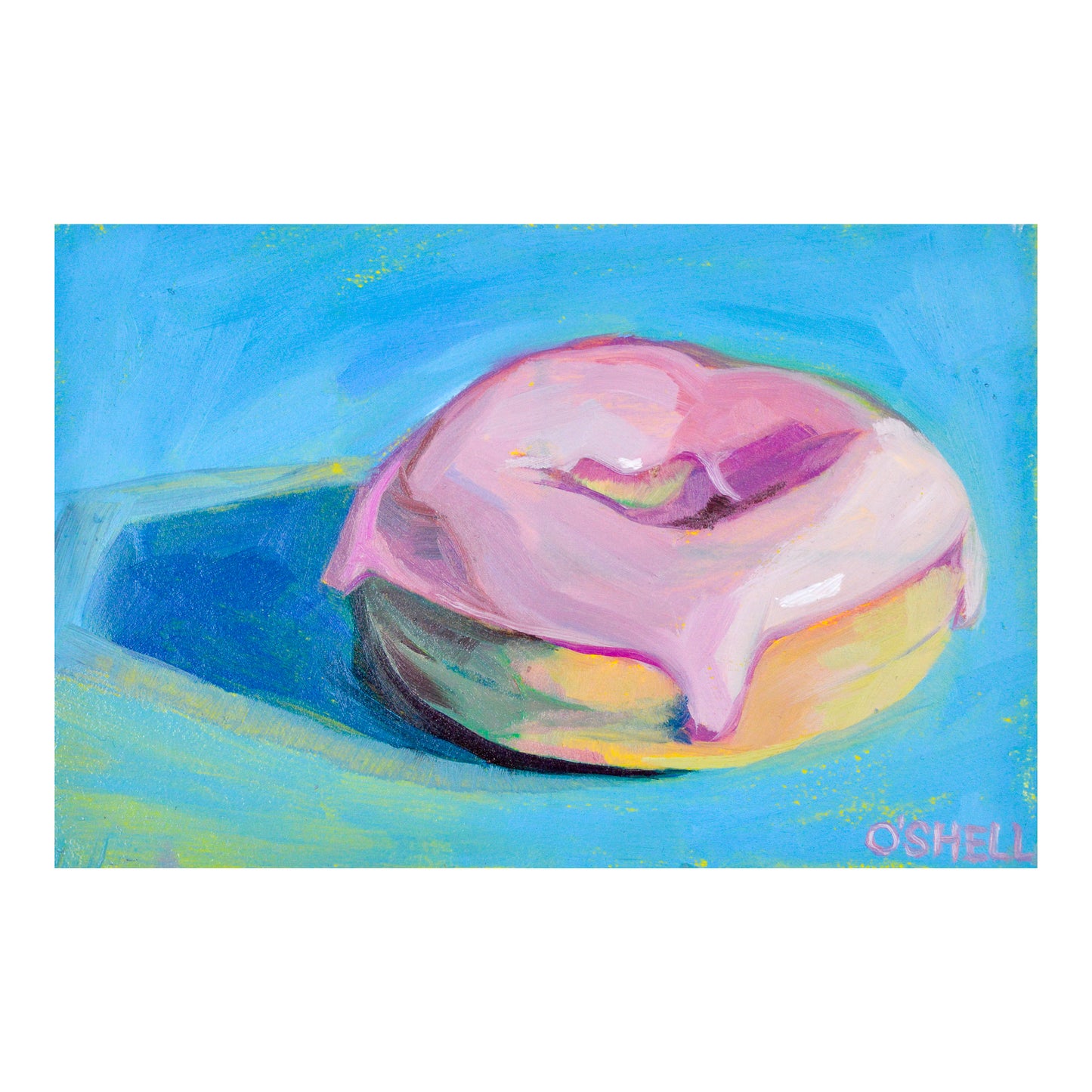 Donut with Pink Icing