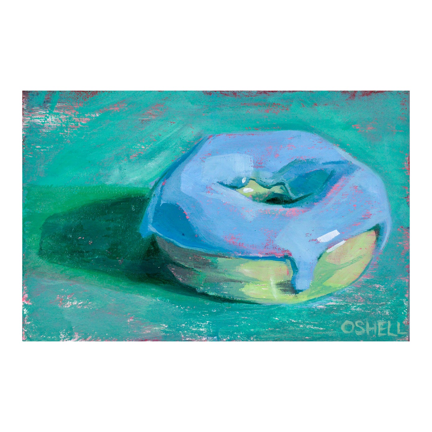 Donut in Blue and Green