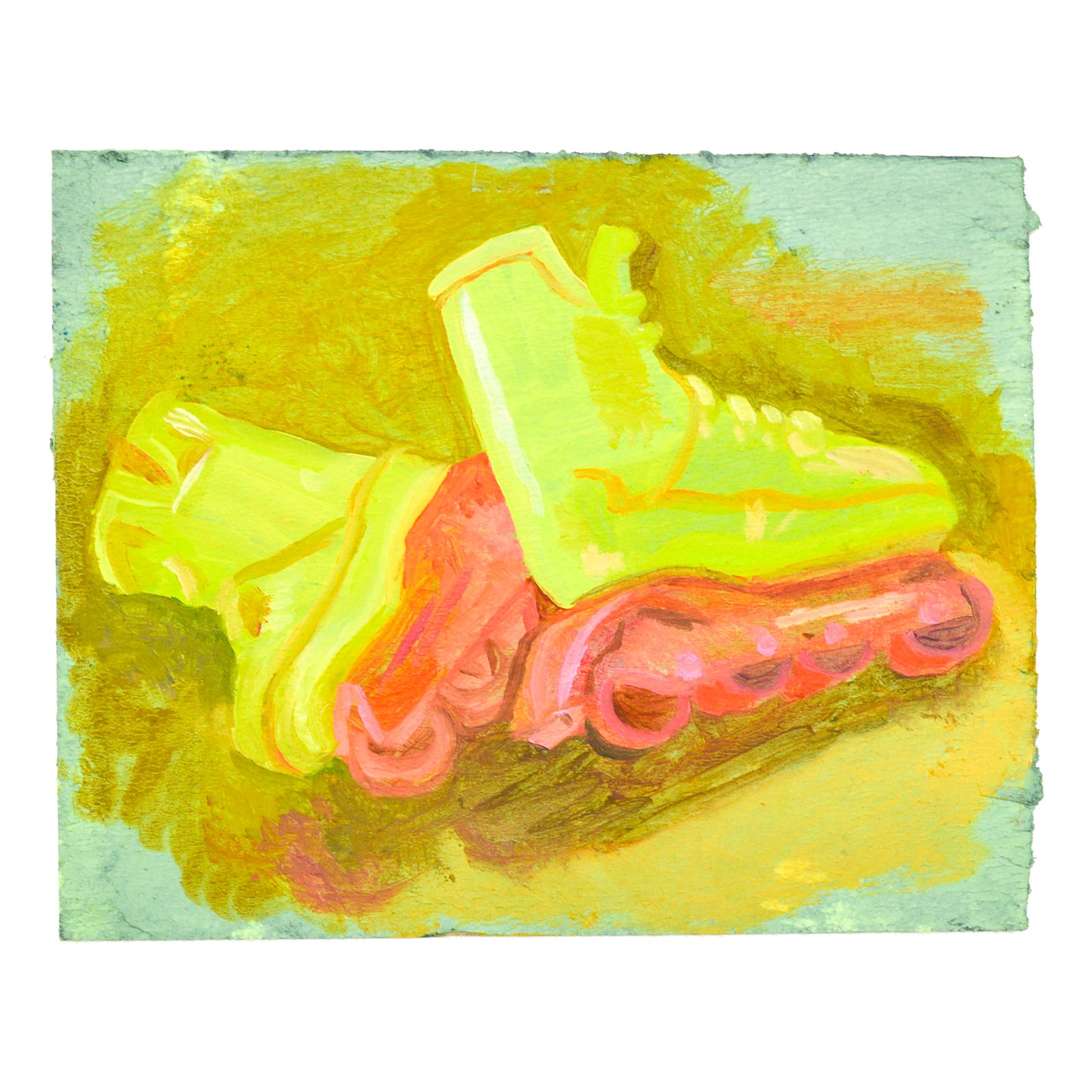 Retro Yellow Skates