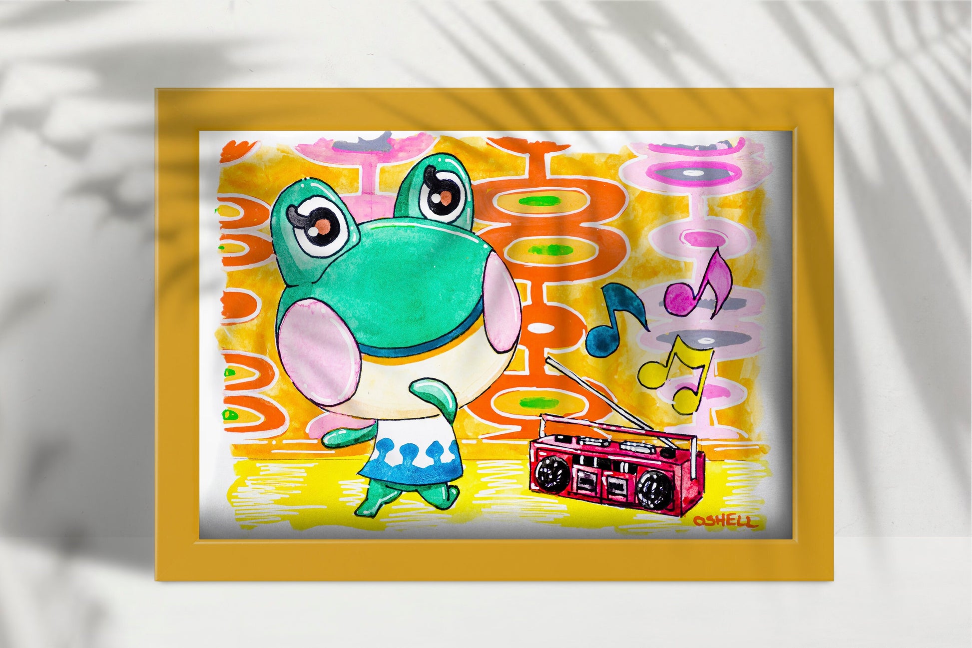 Animal Crossing Art | Lily | Watercolor Fan Art Print