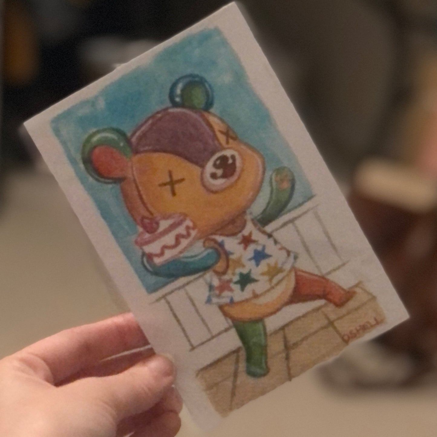 Animal Crossing Art | Stitches | Watercolor Print