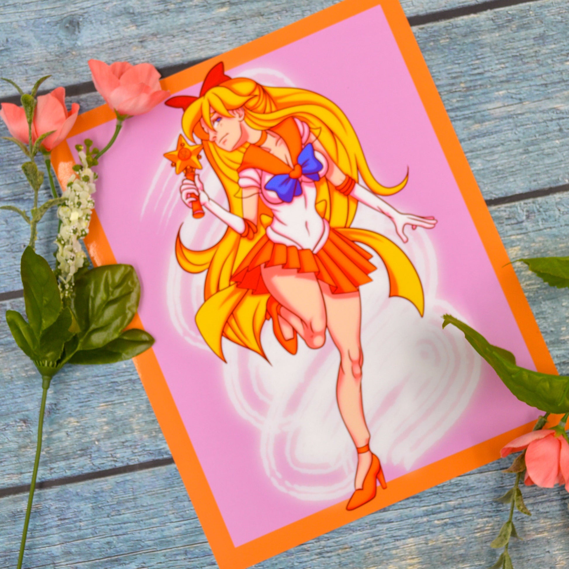 Sailor Moon Art | Sailor Venus | Digital Art Print