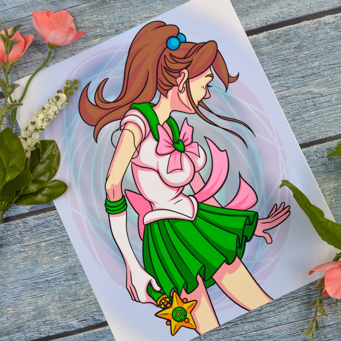 Sailor Moon Art | Sailor Jupiter | Digital Art Print